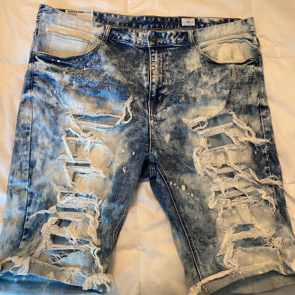 Mens denim shorts